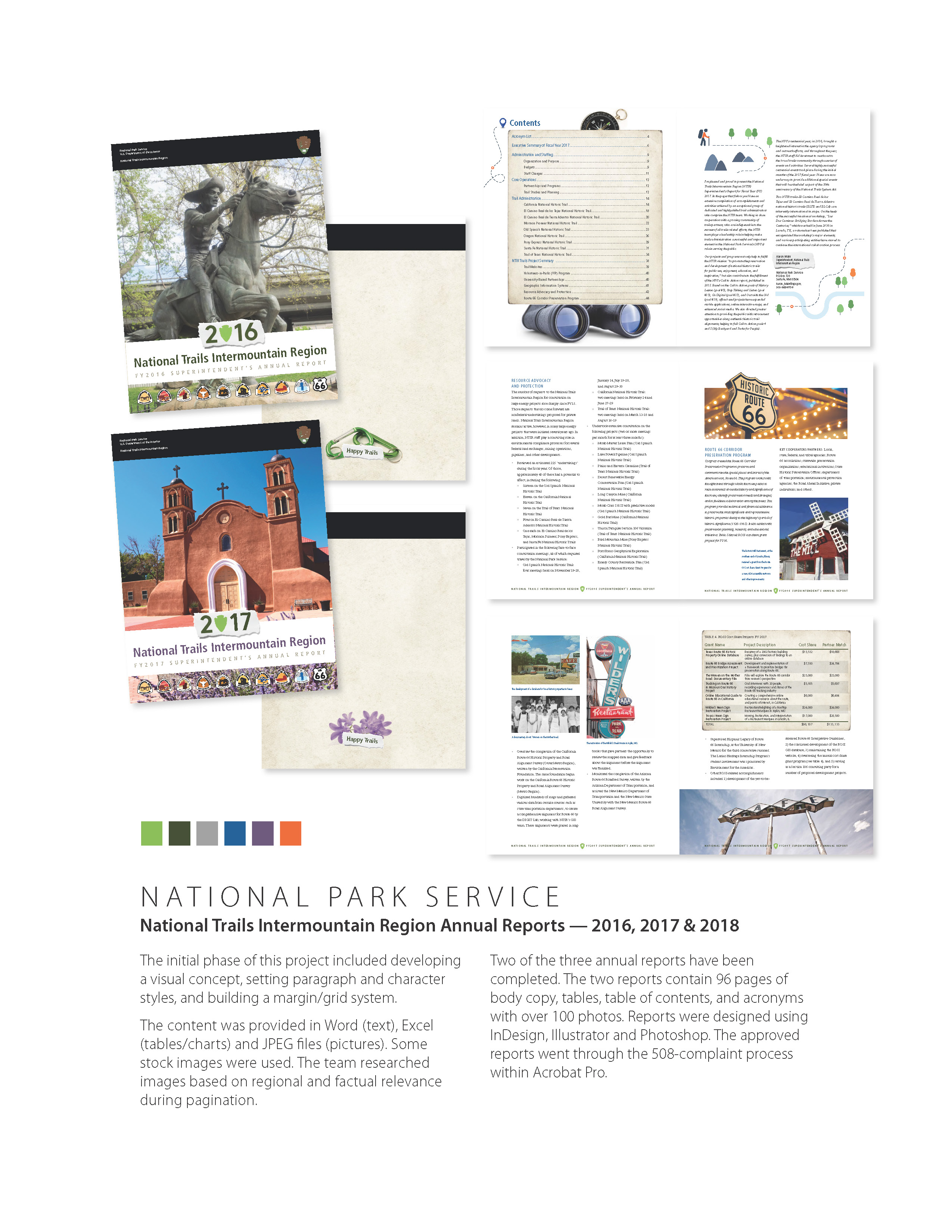 Image of National Park Service Annual Report Design and Layout